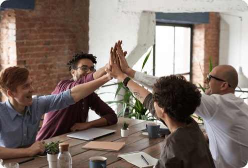 Pessoas fazendo negócios